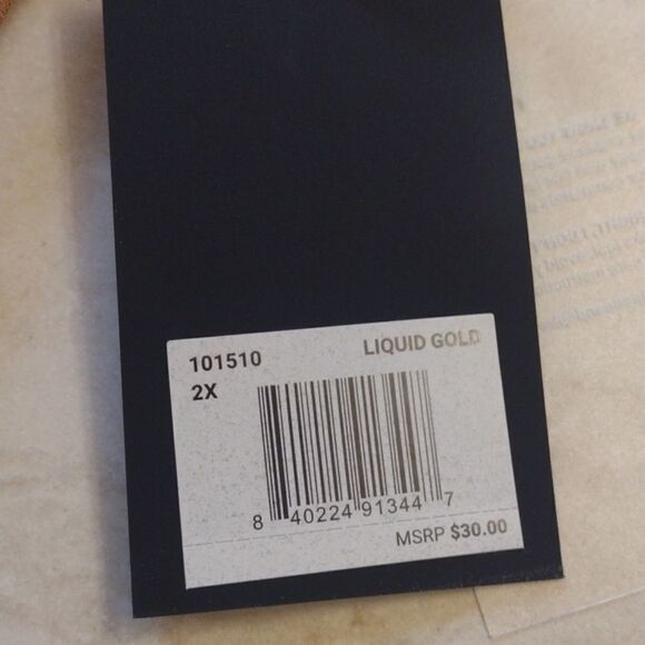 NWT Rare Thistle and Spire Medusa Thong Liquid Gold size 2X - Picture 3 of 10